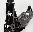 Трюковий самокат Best Scooter колеса 110 мм, HIC-система, ПЕГІ, алюмінієвий диск і дека, ширина керма 55 см, фото 4