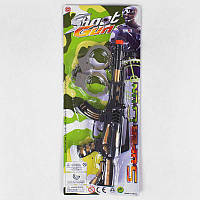 Військовий набір з 32-8 (192/2) 2 елементи, автомат, наручники, на аркуші