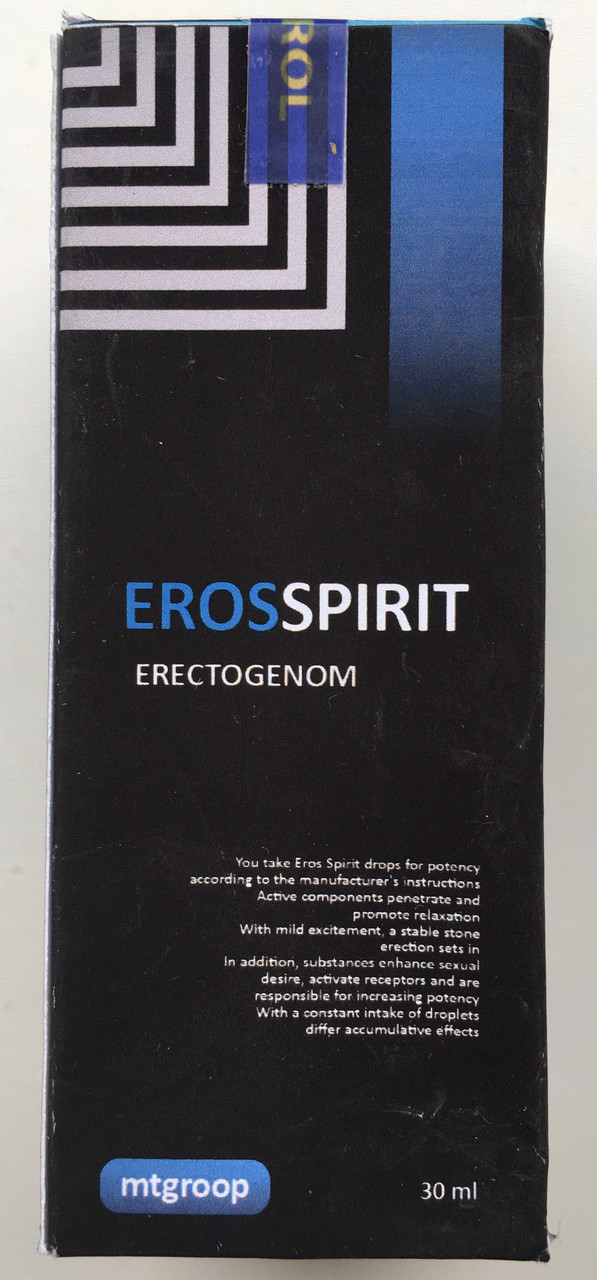 Eros Spirit краплі для потенції, препарат для підвищення потенції (Ерос Спіріт)