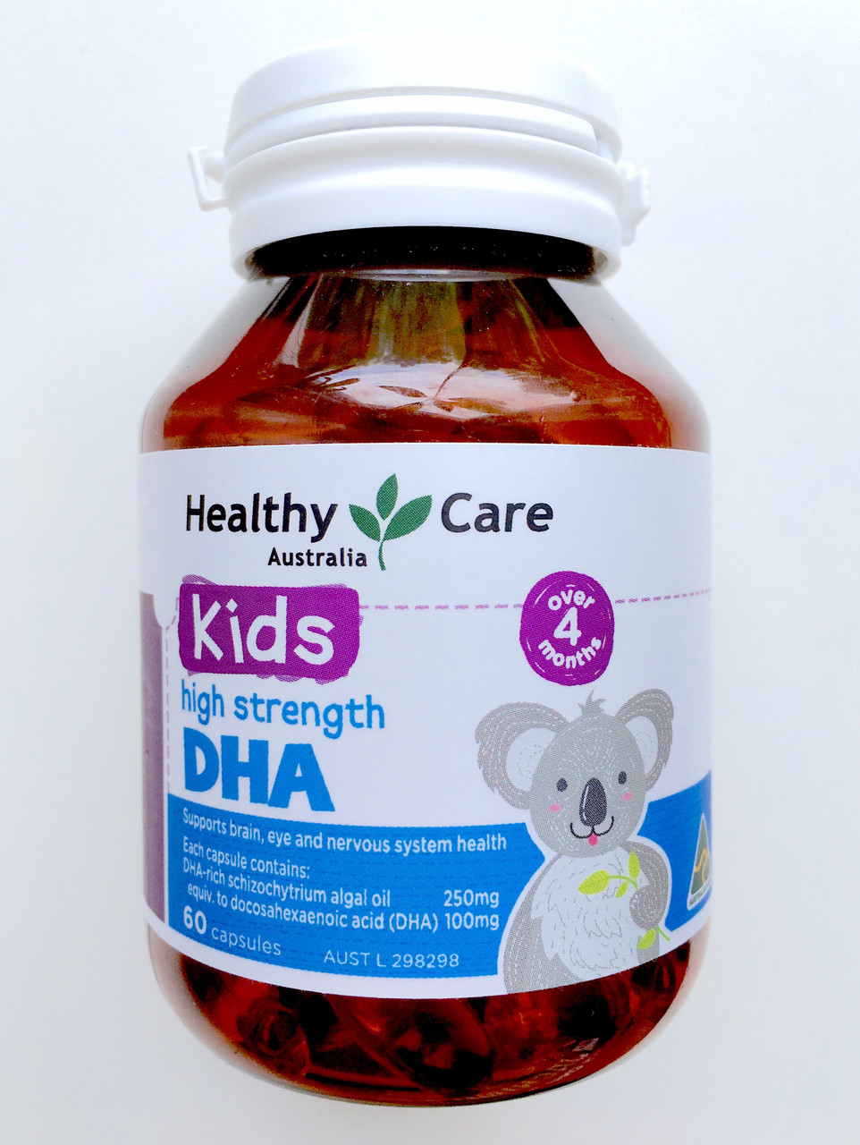 Вітаміни для росту та розвитку Healthy Care Kids DHA 60 капсул