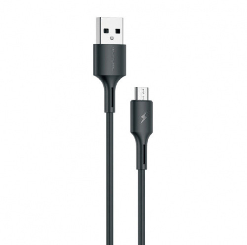 Кабель Remax WK Design WDC-136m USB - MicroUSB (1m) (Чорний)