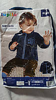 Детская теплая кофта lupilu, размер 62/68, темно синяя