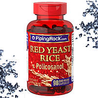 Червоний дріжджовий рис + Полікозанол Piping Red Yeast Rice & Policosanol 90 капсул