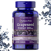 Puritan's Pride Grape Seed (Виноградна кісточка) 100 мг 200 капсул