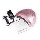 Лампа для манікюру SUN 1 UV + LED 48W, рожева, фото 3