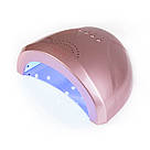 Лампа для манікюру SUN 1 UV + LED 48W, рожева, фото 4