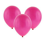 Кульки повітряні фуксія яскраво-рожеві 10 дюймів, фото 2