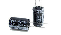 Электролитический конденсатор 100V 470uF 16*25mm (15103)