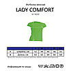 Жіноча футболка JHK LADY REGULAR COMFORT, розмір L, Біла (TSRLCMF-Wh), фото 2