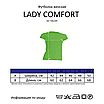 Жіноча футболка JHK LADY REGULAR COMFORT, розмір S, Біла (TSRLCMF-Wh), фото 2