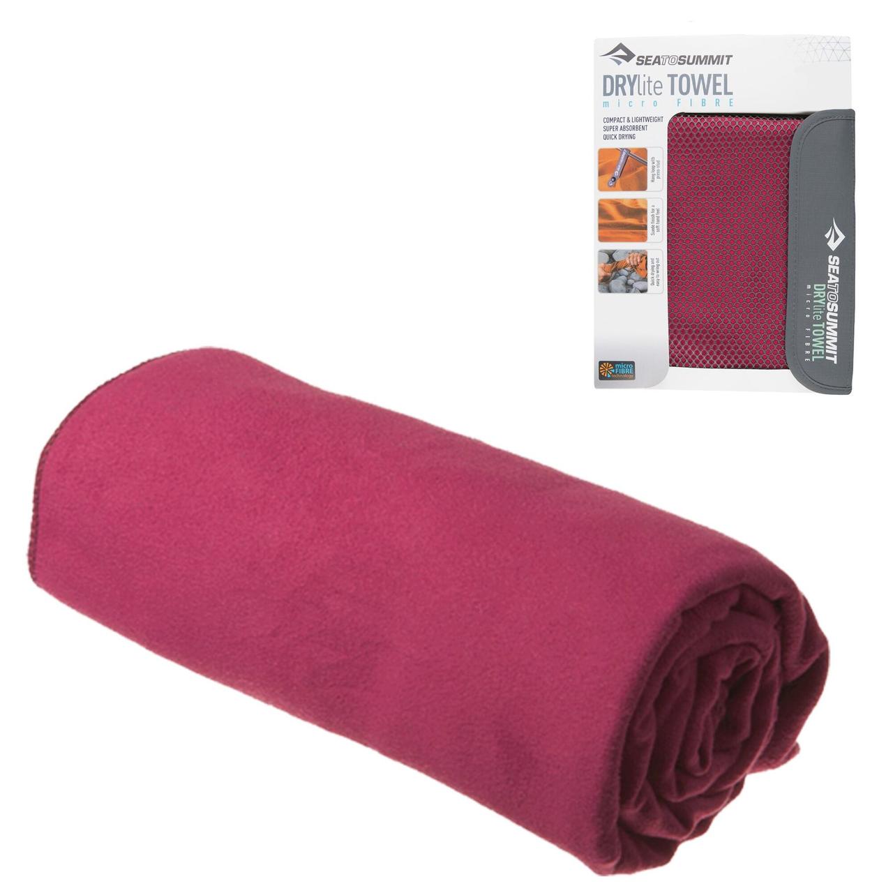 Рушник з мікрофібри DryLite Towel, M - 50х100см, Berry від Sea to Summit (STS ADRYAMBE)