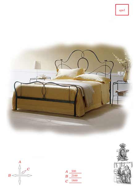 Ковані ліжка, фото 1