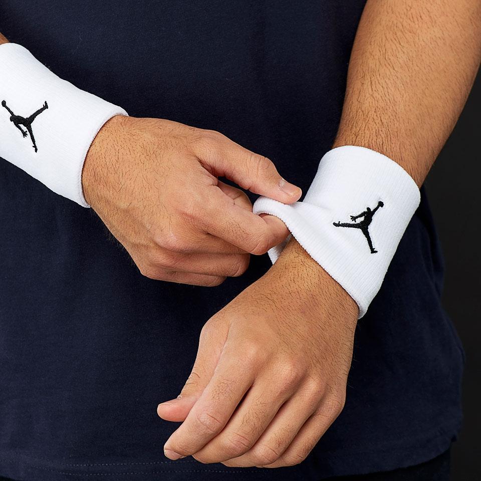 Напульсники Jordan Jumpman Wristbands 2 шт. (1 пара) для спорту, ігор, тренувань (J.KN.01.101.OS)