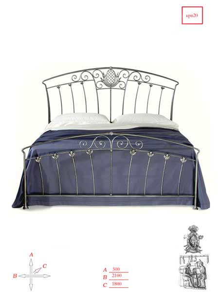 Купить Кровать кованая фото, цена — Prom.ua (ID#45497382)