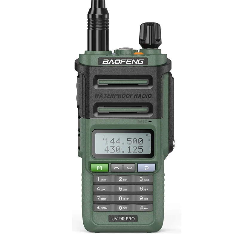 Рація Baofeng UV-9R Pro c вологозахистом - Зелений, фото 1