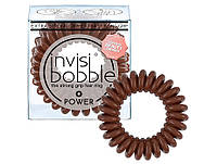 Резинка-браслет для волос Invisibobble Power Pretzel Brown, 3шт (4260285374708)