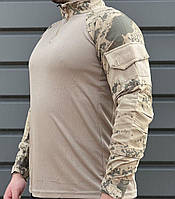 Рубашка Убакс тактическая мультикам Военная рубашка Убакс рукава камуфляж (AN-19)