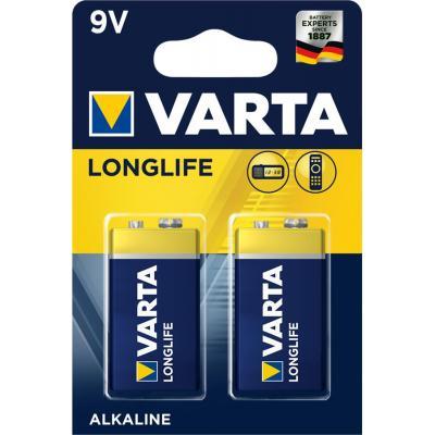 Батарейка Varta Longlife 9V 6LR61 *2 (041221012)