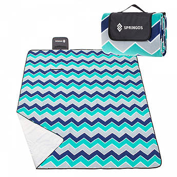 Коврик для пікніка та кемпінгу складаний Springos 220 x 180 см PM007 .