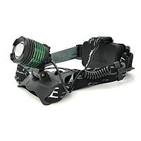 Налобний Ліхтарик Bailong BL-21899 Т6, Q5 Cree, 3 різ., Zoom, корпус-пластик, водостійкий, ударостійкий,