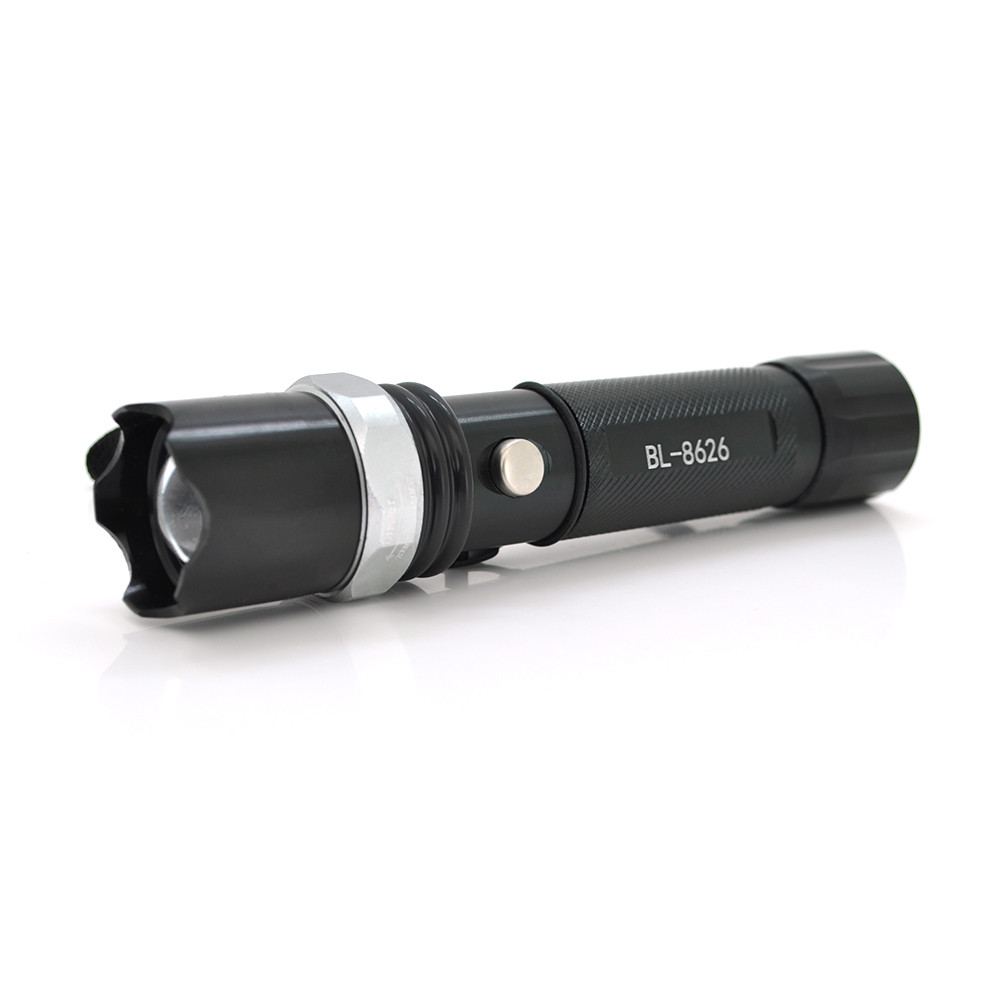 Ліхтарик Bailong BL-T8626, 500 ЛМ, 8-10ч роботи, алюміній, Bailong Li-ion 18650 4200mAh, BOX