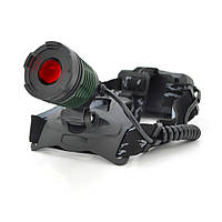 Налобний Ліхтарик Bailong BL-2188B-T6 +RED Light, Creeion-T, 3 різ., Zoom, корпус-алюміній, водостійкий,