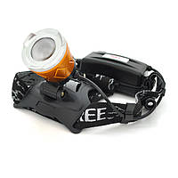 Налобний Ліхтарик Bailong SY907-T6+ Blue Light, Creemer-T, 3 різ., Zoom, корпус — алюміній, водостійкий,