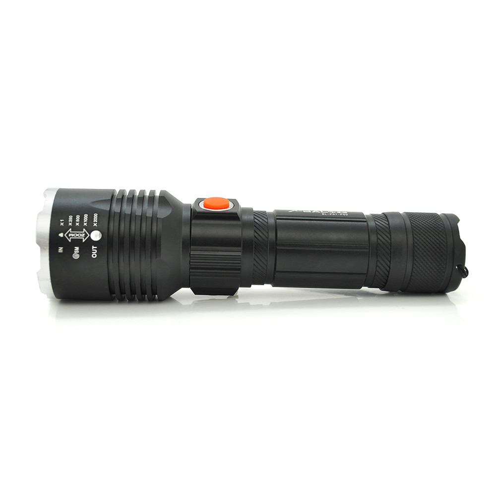 Ліхтарик Bailong P07-P50, Creeion-T, 5 різ., Zoom, корпус алюміній, водостійкий, ударостійкий, 18650 ак-тор,