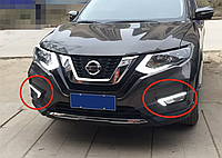 DRL штатные дневные ходовые огни LED- DRL для Nissan X-Trail T32 / Nissan Rogue 2017-2020 (с повторителем