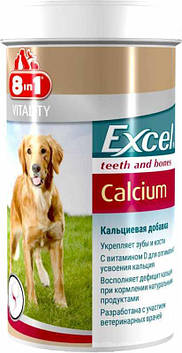 Кальцій для собак 8in1 Excel «Calcium» 155 таблеток (для зубів та кісток)