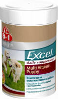 8in1 (8в1) Vitality Excel Puppy Multi Vitamin - Витаминный комплекс для щенков и молодых собак 100 таб.