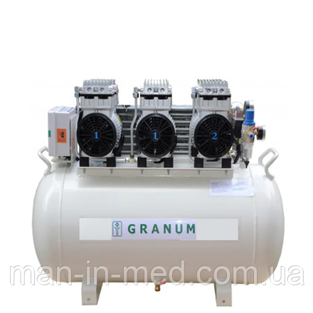 Стоматологічний безмасляний компресор Granum-300 з Осушувачем.
