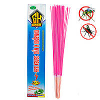Средство от комаров на природе "Guanghe" 30 см (30 шт/уп), арома палочки от комаров и мух Розовые (NS)