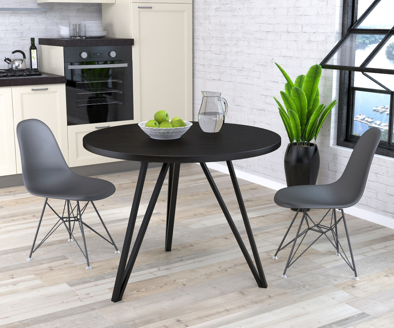 Стіл обідній Ліма Loft Design Венге Луїзіана