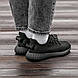 Жіночі Кросівки Adidas Yeezy Boost 350 All Black 37-41, фото 9