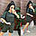 Женский летний костюм с удлиненными свободными шортами по колено и укороченной футболкой (р. S-XL) 11KO2299, фото 7