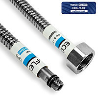 Шланг гофрований вода М 10х1/2" В 100 см ECO-FLEX