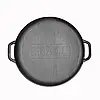 Чавунний казан WOK із кришкою-сковородою, 8 л Brizoll, Брізол W36-3, фото 4
