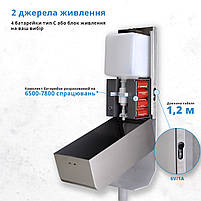 Дозатор (диспенсер) сенсорний для антисептика безконтактний 1,0 L SBT group F1303 (228110XA), фото 3