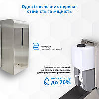 Дозатор (диспенсер) сенсорний для антисептика безконтактний 1,0 L SBT group F1303 (228110XA), фото 6