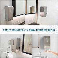 Дозатор (диспенсер) сенсорний для антисептика безконтактний 1,0 L SBT group F1303 (228110XA), фото 9
