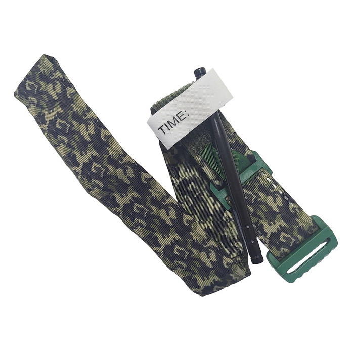 Джгут Турнікет із металевим воротком Silenta Military Мультиким, фото 1
