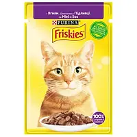 Влажный корм Purina Friskies для кошек, с ягненком, 85 г