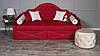 Дитячий диван ліжко для дівчинки MeBelle ETALLE 90х190 з ящиками для речей, червоний, червоний велюр, фото 5