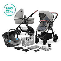 Универсальная коляска 3 в 1 Kinderkraft Xmoov Gray (KKWXMOVGRY3000)