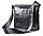 Чоловіча шкіряна сумка Grande Pelle, сумка месенджер з натуральної шкіри, чоловіча чорна сумка, глянцева, фото 5