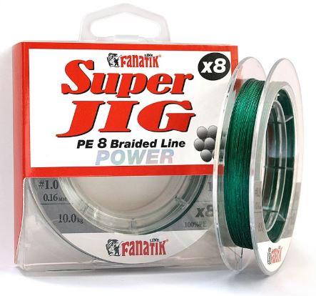 Шнур Fanatik Super Jig PE X8 100m 1.2/0.18mm Green, фото 1