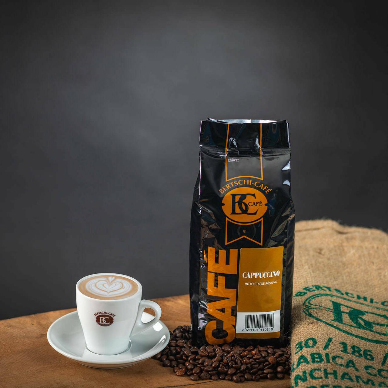 Кофе в зернах Bertschi cappuccino 1 кг - фото 1 - id-p1626712711