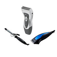 Машинки для стрижки, бритви, плойки, фени