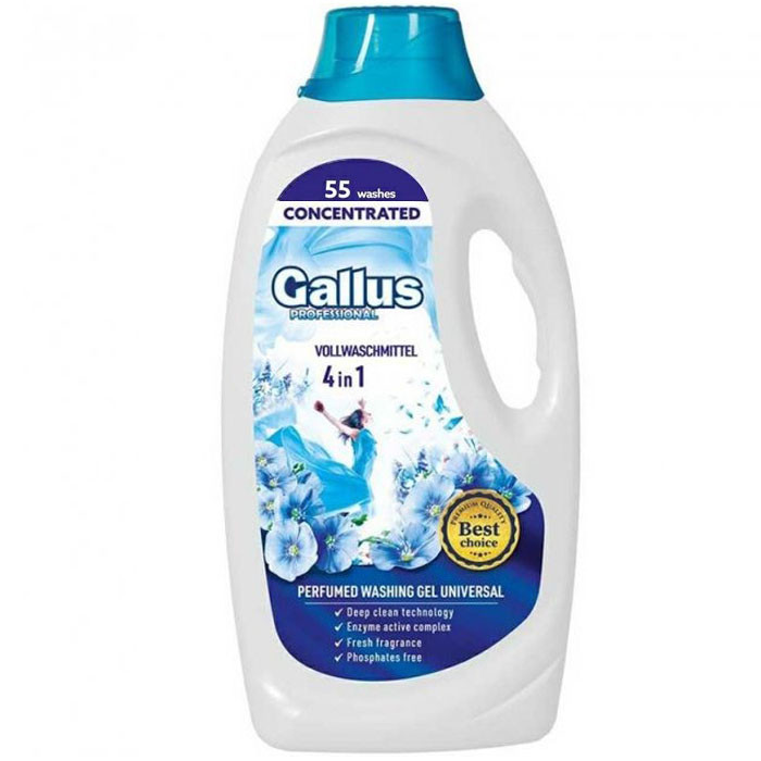 Гель для прання Gallus Professional 4в1 Універсальний 1,98 л 55 циклів прання